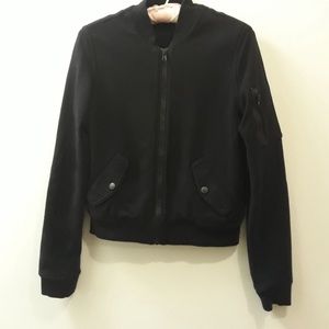 Black James Perse bomber jacket - Size 2 / Medium